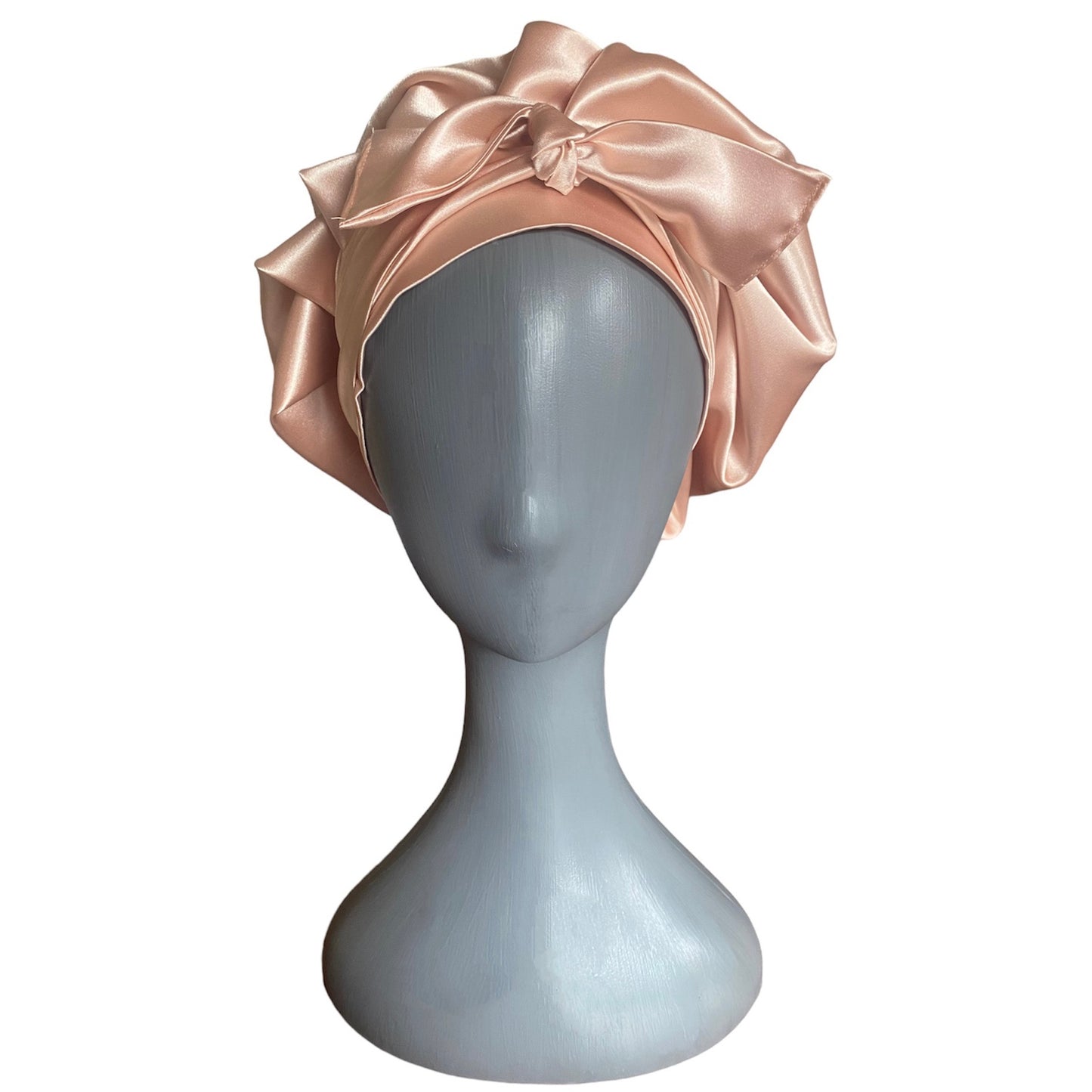 Gorro en Satín Tipo Bonnet